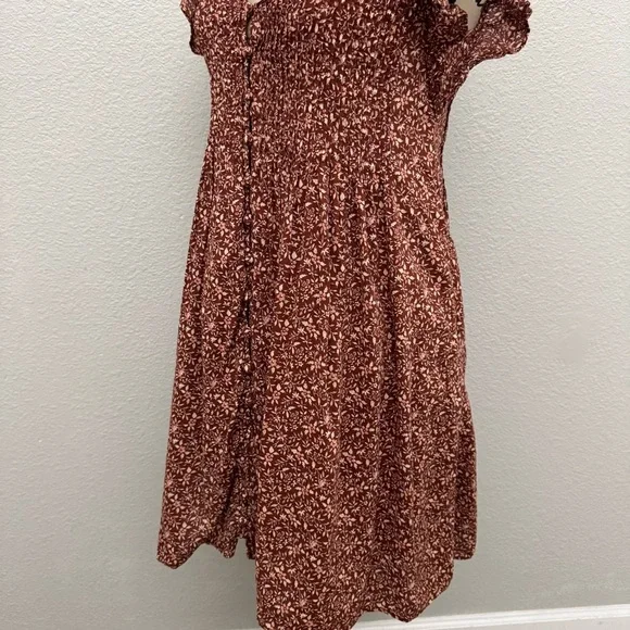 Madewell Pintuck Mini Dress in Florentine Floral Size XS - Picture 8 of 16